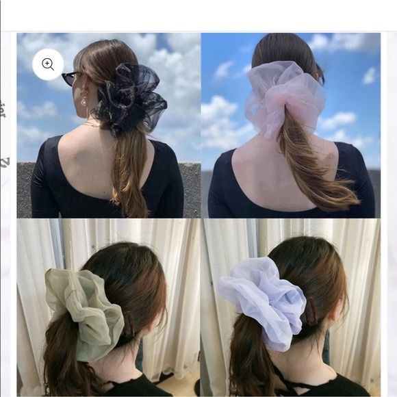 Oversize Organza Scrunchie - Picture 2 of 4